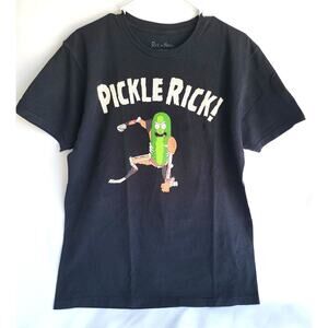Rick and Morty Pickle Rick Cartoon Network Adult Swim Mens L T-Shirt